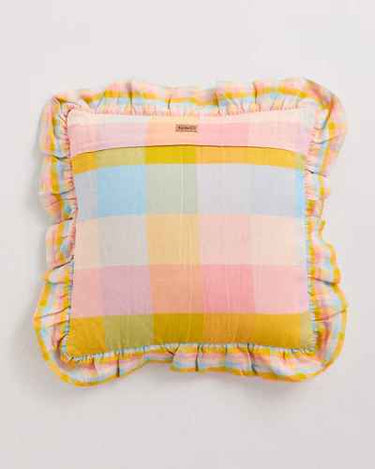 Corfu Tartan Frill Upholstery Cushion
